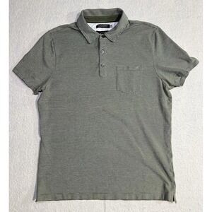 Banana Republic performance Polo Shirt Mens sz L Green Golf Standard fit